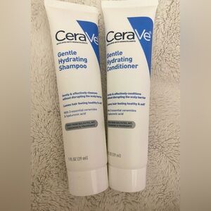 CeraVe Gentle Hydrating Shampoo & Conditioner set travel size New